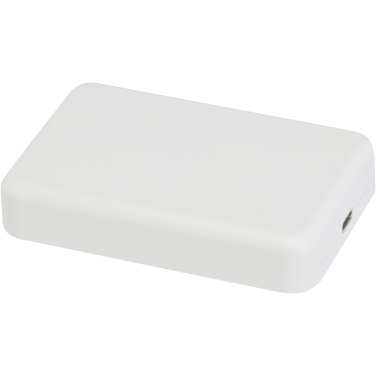 Logotrade reklaamkingituse foto: Acrab 10 000 mAh 15W magnetiline juhtmevaba varupank 20W PD-ga - valmistatud taaskasutatud plastist